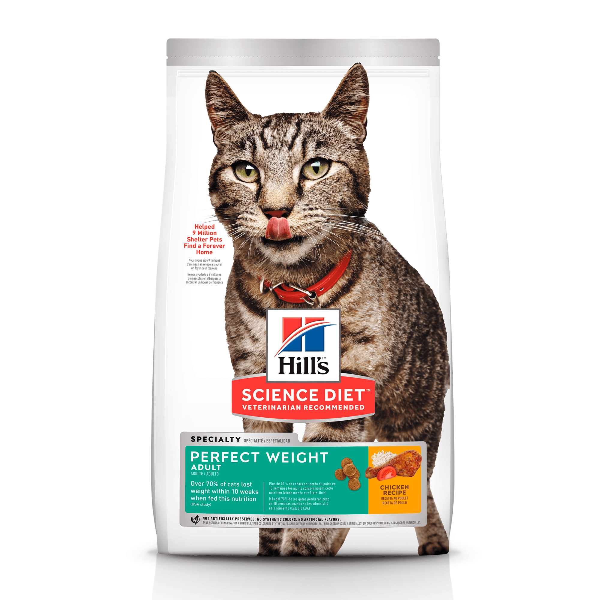 ComidaParaGatoHillsAdultoPesoPerfectoPollo3LB-1 ComidaParaGatoHillsAdultoPesoPerfectoPollo3LB-1