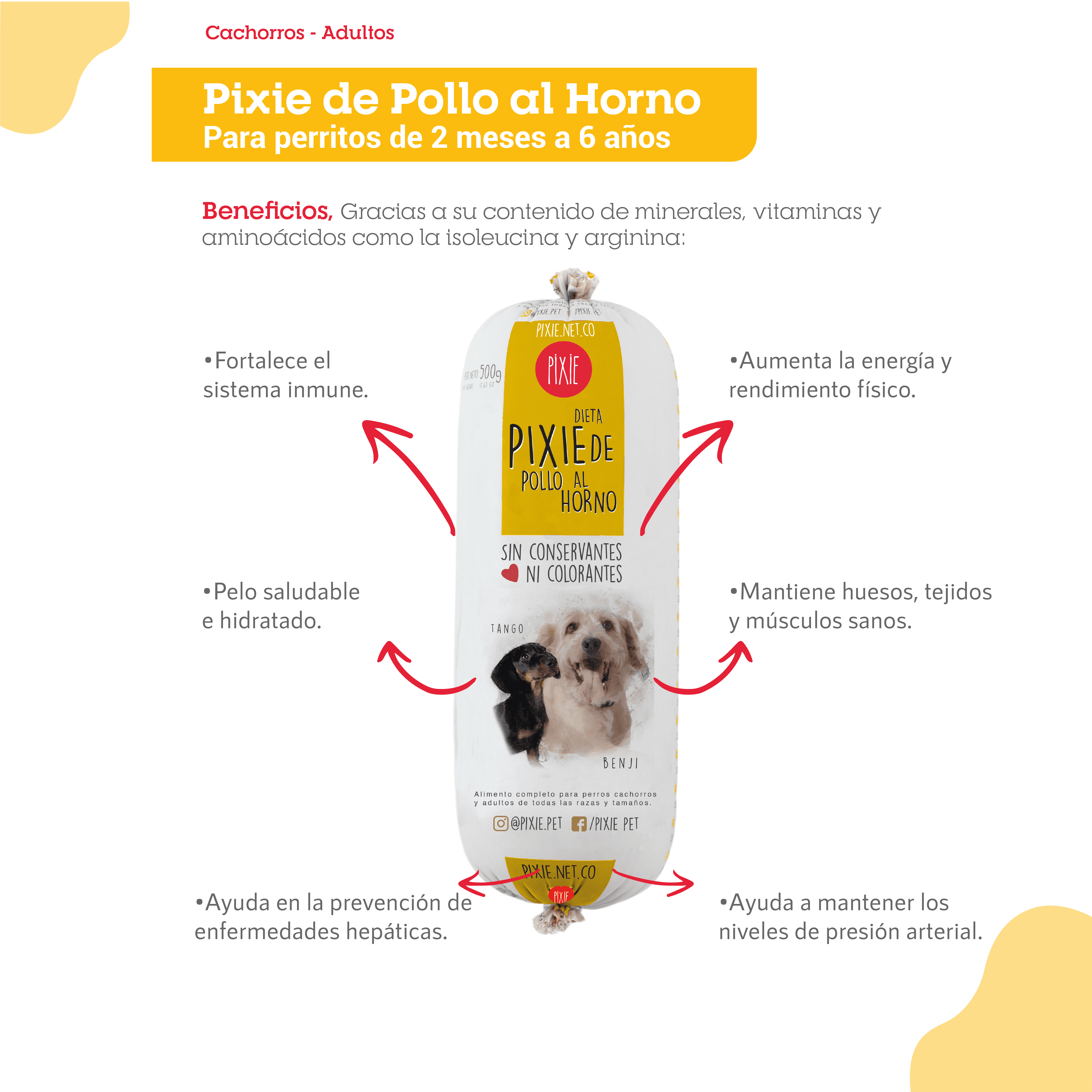 PIXIE DIETA POLLO AL HORNO PERRO 2 PIXIE DIETA POLLO AL HORNO PERRO 2