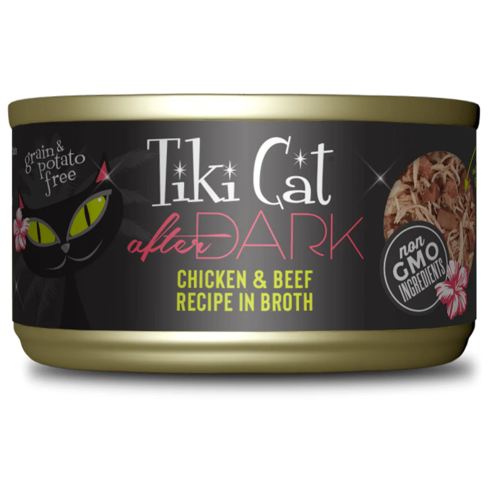 TIKI CAT AFTER DARK CHICKEN & BEEF RECIPE 80G TIKI CAT AFTER DARK CHICKEN & BEEF RECIPE 80G