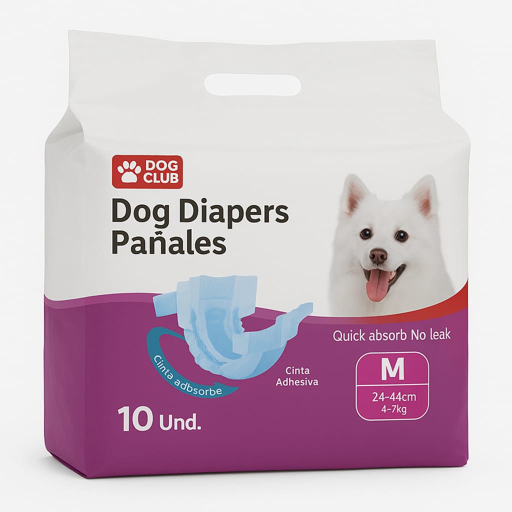 PAÑAL TALLA M COLMASCOTAS 10 UNIDADES PAÑAL TALLA M COLMASCOTAS 10 UNIDADES