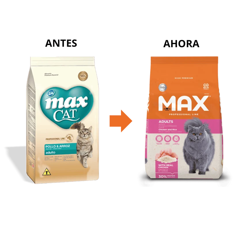 MAX CAT P.LINE ADULTO FRANGO Y ARROZ 2 MAX CAT P.LINE ADULTO FRANGO Y ARROZ 2