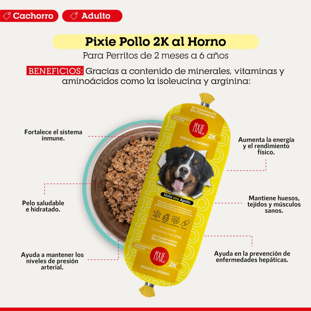 PIXIE POLLO AL HORNO 2 KG 1 PIXIE POLLO AL HORNO 2 KG 1