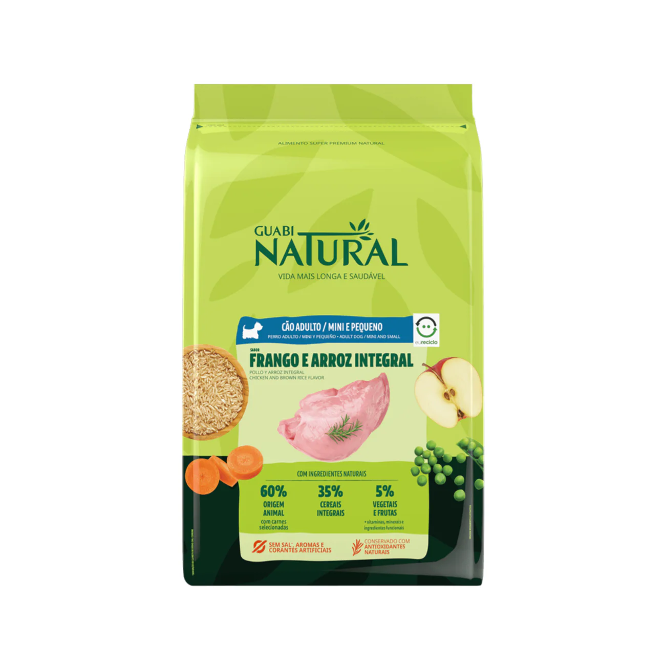 GUABI NATURAL ADULTO RAZA PEQUEÑA POLLO Y ARROZ GUABI NATURAL ADULTO RAZA PEQUEÑA POLLO Y ARROZ